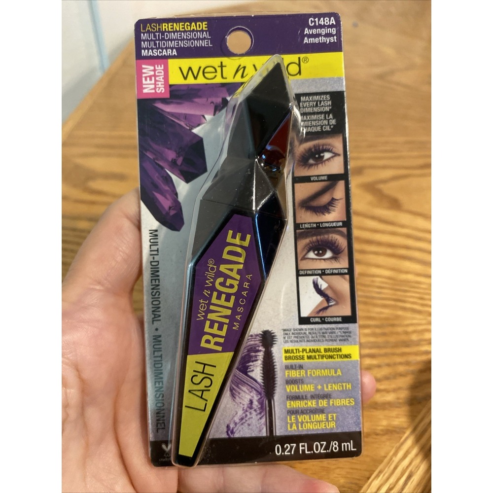NEW Wet N Wild Lash Renegade Mascara AVENGING AMETHYST C148A Mascara Purple